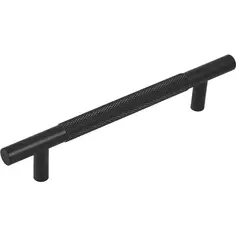 Ручка-рейлинг мебельная Inspire Axel 128 мм цвет черный 2 шт.