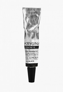 Пигмент для макияжа Krygina Cosmetics Concrete Black жидкая подводка для глаз, тени для век, помада для губ 4.5 мл