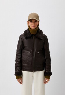 Куртка кожаная утепленная Blouson 