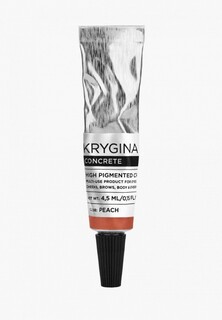 Пигмент для макияжа Krygina Cosmetics Concrete Peach кремовые румяна, матовая помада, тени для век, 4.5 мл