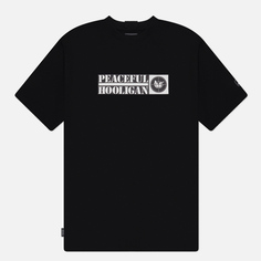 Мужская футболка Peaceful Hooligan Number One, цвет чёрный, размер XXXL
