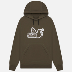 Мужская толстовка Peaceful Hooligan Outline Dove Hoodie, цвет оливковый, размер XXL