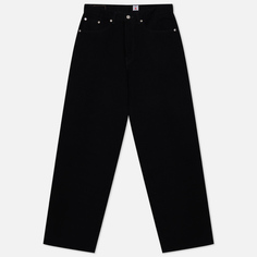 Мужские джинсы Edwin Wide Kaihara Right Hand Black Denim 13 Oz, цвет чёрный, размер 32/32