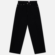 Мужские джинсы Edwin Wide Kaihara Right Hand Black Denim 13 Oz, цвет чёрный