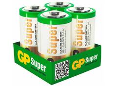 Батарейка C - GP 14A Alkaline LR14-2CRB4 (4 штуки)