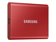 Твердотельный накопитель Samsung Portable T7 500Gb Red MU-PC500R/WW