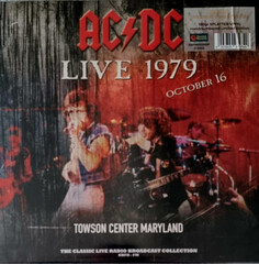 Рок SECOND RECORDS AC/DC - Live 1979 - Towson Center (Clear/Red Splatter Vinyl 2LP)