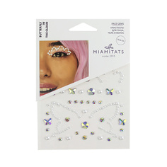 Наклейки MIAMITATS Кристаллы на клейком слое CRYSTAL Butterfly in the cloud