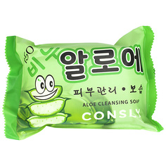Мыло твердое CONSLY Мыло увлажняющее с экстрактом алоэ Aloe Cleansing Soap