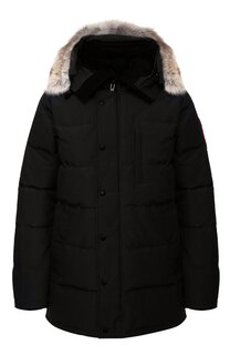 Пуховик с меховой отделкой Carson Canada Goose