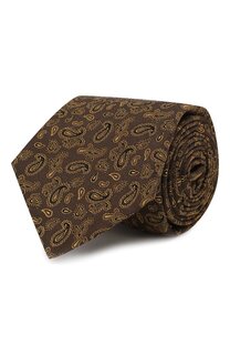 Галстук из шелка и шерсти Kiton