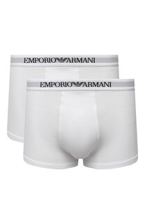 Комплект из двух хлопковых боксеров Emporio Armani