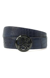 Ремень из кожи аллигатора Zilli