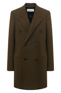 Шерстяное пальто Saint Laurent