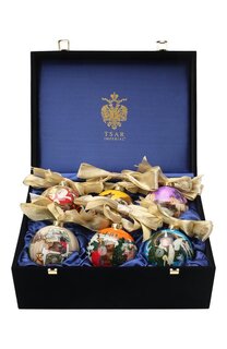 Набор из шести елочных игрушек Рождество Tsar