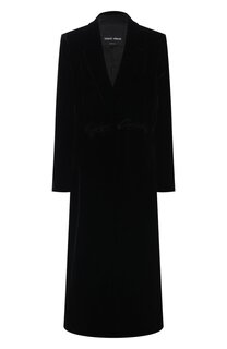 Пальто из вискозы и шелка Giorgio Armani
