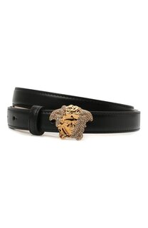 Кожаный ремень La Medusa Versace