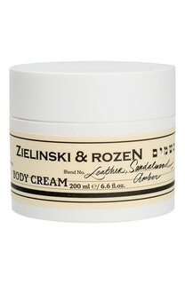 Крем для тела в банке Кожа, Сандал, Амбра (200ml) Zielinski&Rozen