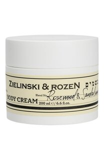 Крем для тела в банке Палисандр, Сандал, Кедр (200ml) Zielinski&Rozen