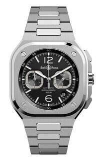 Часы BR 05 Chrono Black Steel Bell & Ross Bell&Ross