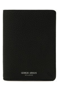Кожаная обложка для паспорта Giorgio Armani