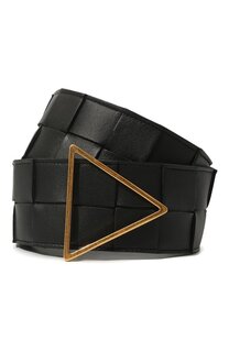 Кожаный ремень Maxi Intreccio Bottega Veneta