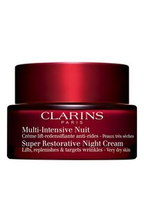 Восстанавливающий ночной крем с эффектом лифтинга для сухой кожи Multi-Intensive (50ml) Clarins