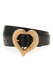 Ремень из кожи питона Saint Laurent