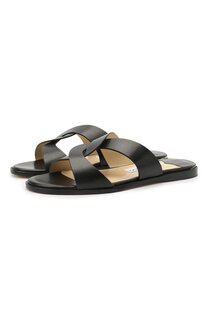 Кожаные шлепанцы Atia Jimmy Choo