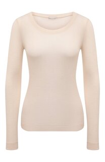 Лонгслив из шелка и кашемира Hanro