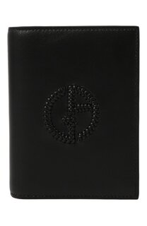 Кожаная обложка для паспорта Giorgio Armani