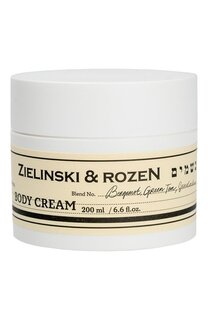 Крем для тела в банке Бергамот, Зеленый Чай, Сандал (200ml) Zielinski&Rozen
