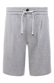 Хлопковые шорты Brunello Cucinelli