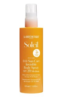 Прозрачный солнцезащитный спрей для тела SPF 20 (150ml) La Biosthetique