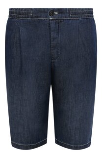 Шорты из хлопка и льна Paul&Shark