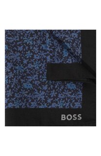 Платок из хлопка и шерсти BOSS