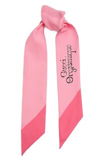Шелковый шарф-твилли Gucci