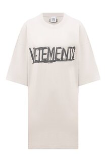 Хлопковая футболка VETEMENTS