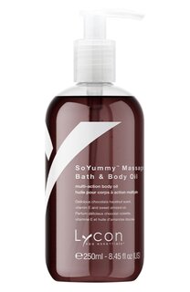 Косметическое масло для ванны и массажа с какао и миндалем (250ml) LYCON