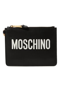 Кожаный футляр для документов Moschino