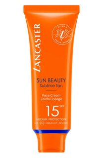 Легкий крем для лица Сияющий загар Sun Beauty Sublime Tan Face Cream SPF15 (50ml) Lancaster