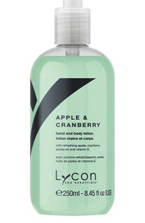 Лосьон для рук и тела, яблоко и клюква (250ml) LYCON