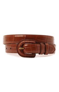 Ремень из кожи аллигатора Ralph Lauren