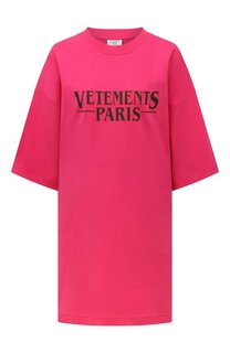 Хлопковая футболка VETEMENTS