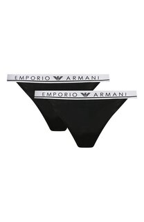 Комплект из двух трусов-стрингов Emporio Armani