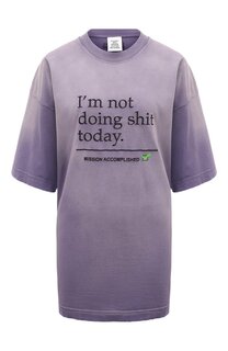Хлопковая футболка VETEMENTS