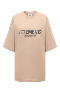 Хлопковая футболка VETEMENTS