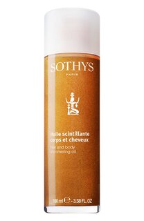 Мерцающее масло для тела и волос (100ml) Sothys