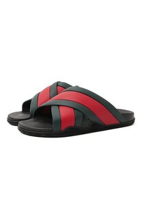 Резиновые шлепанцы Gucci
