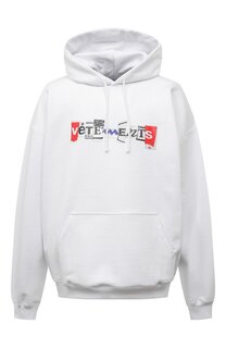 Хлопковое худи VETEMENTS